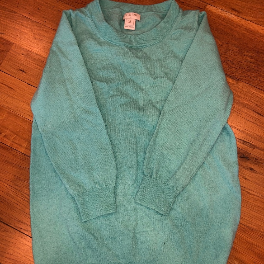 JCrew Crop sleeve sweater